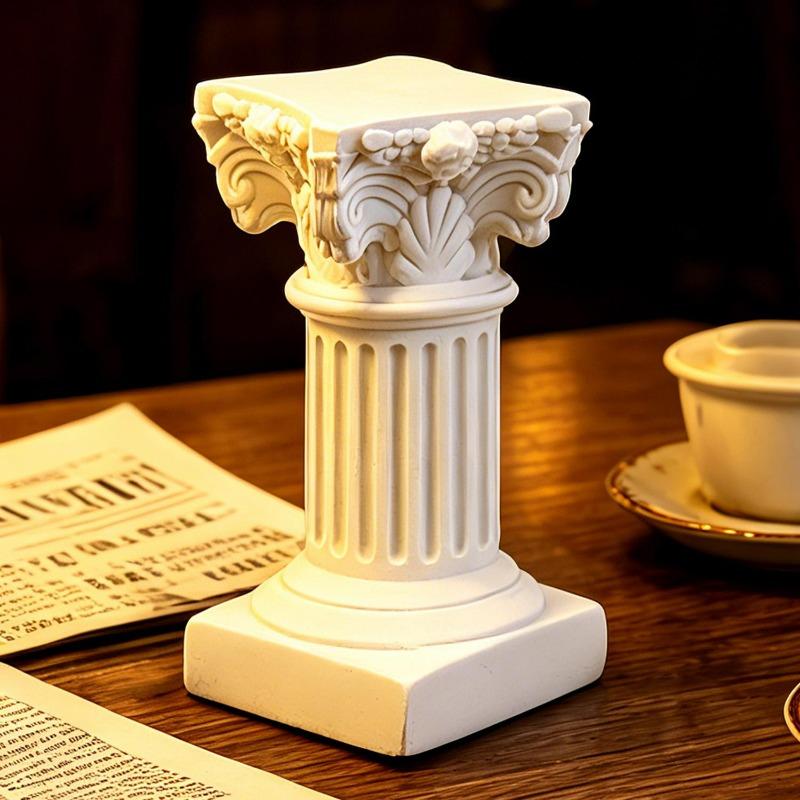 1/5x Roman Pillar Greek Column Roman Column Statue Stand Figurine Indoor Outdoor Home Garden Scenery Decoration Accessories