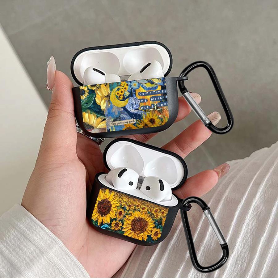 Earphone Cases Cover Case For Airpods 1 4 Pro2 Pro 2 Pro3 3 Van Gogh Cool
