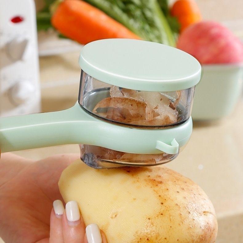 Pelador Funcional de Frutas y Verduras de Alta Calidad Rallador de Patata Pepino Zanahoria Pelador Julienne Pelador de Verduras Frutas Cortador de Verduras Herramienta de Cocina