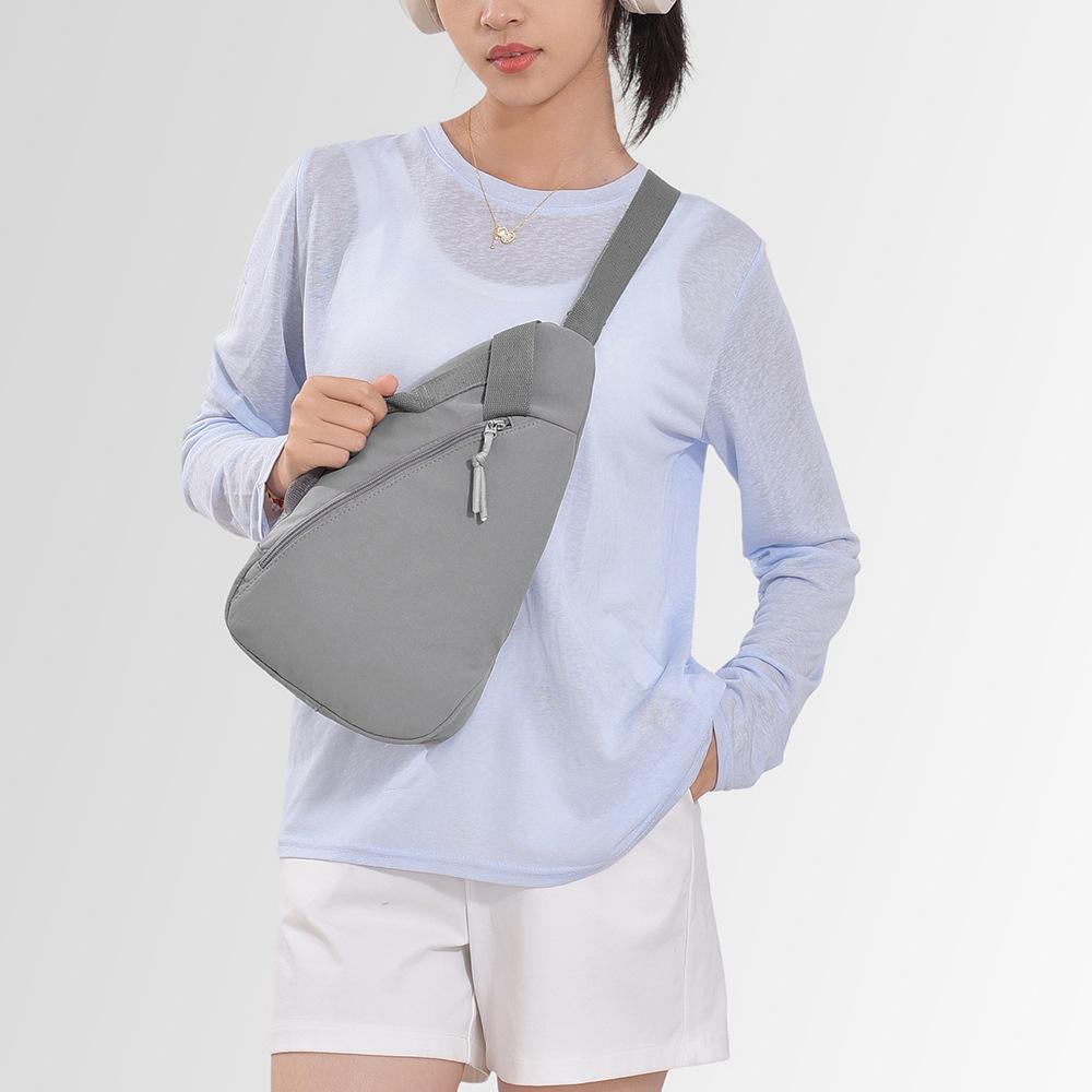 TS JYL laptop bag,Japanese Nylon Chest Bag Unisex Shoulder Bag Outdoor Multi-Function Pack