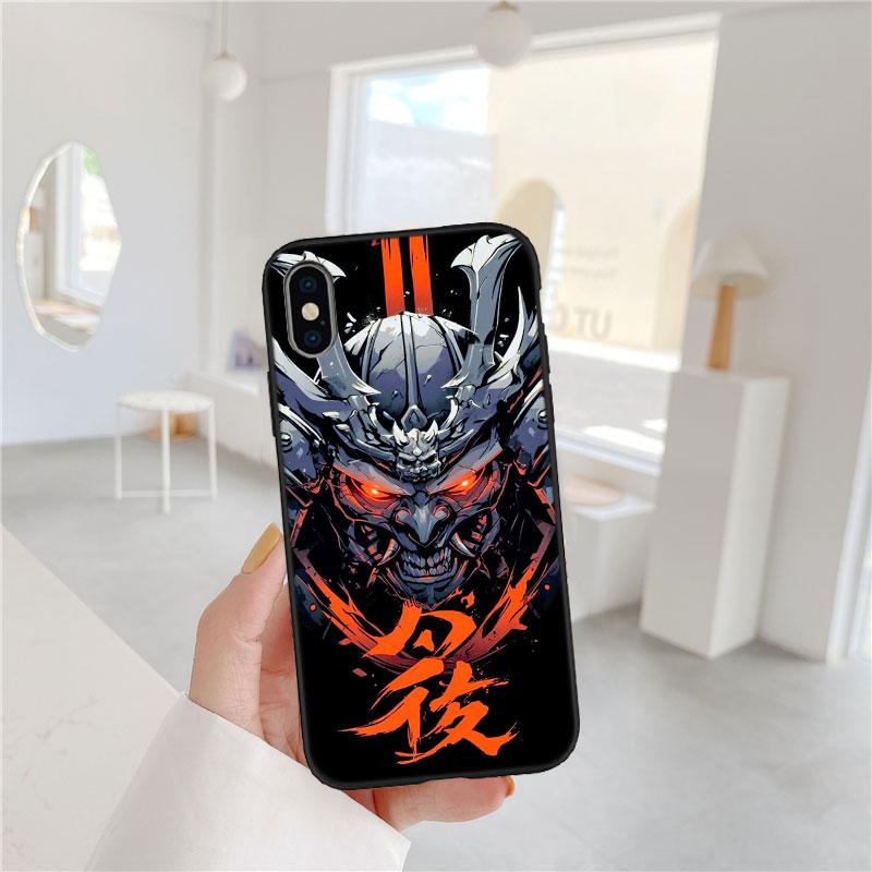 PP41 Japan Samurai Mask Soft Shell Phone Case for Xiaomi Xiaomi Poco M4 M5 M6 M7 X3 X6 X7 F8 Ultra Pro GT NFC