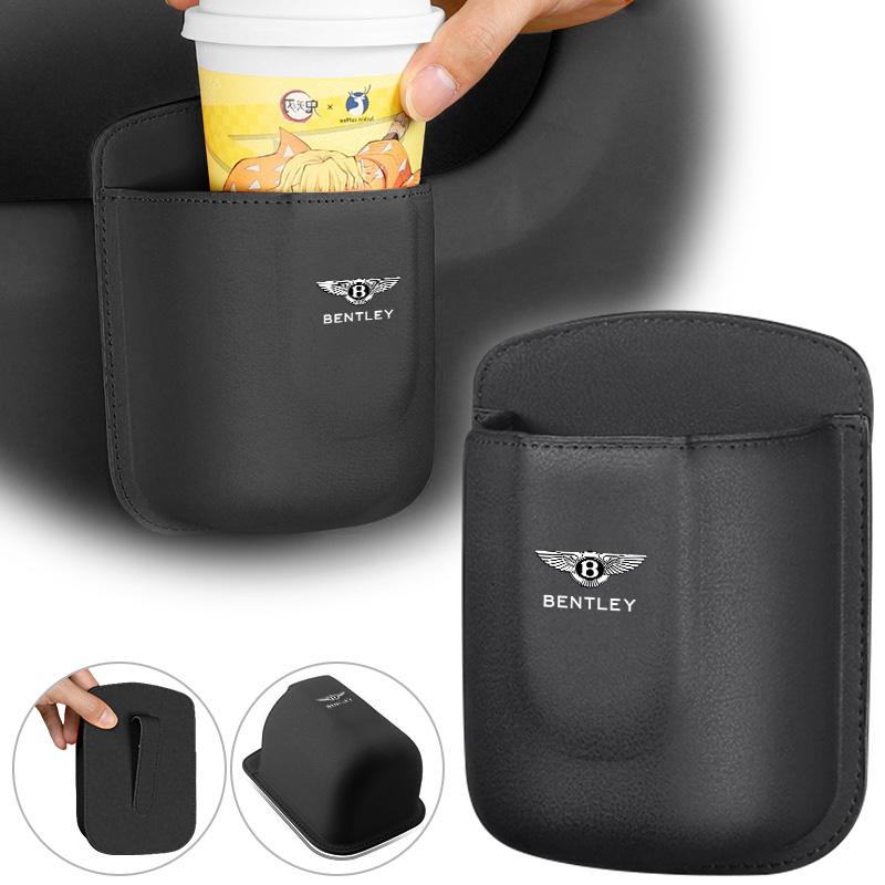 High-end Car Water Cup Holder Multifunctional Storage Box Accessory For New Bentley Flying Spur Continental GT Bentayga Mulsanne