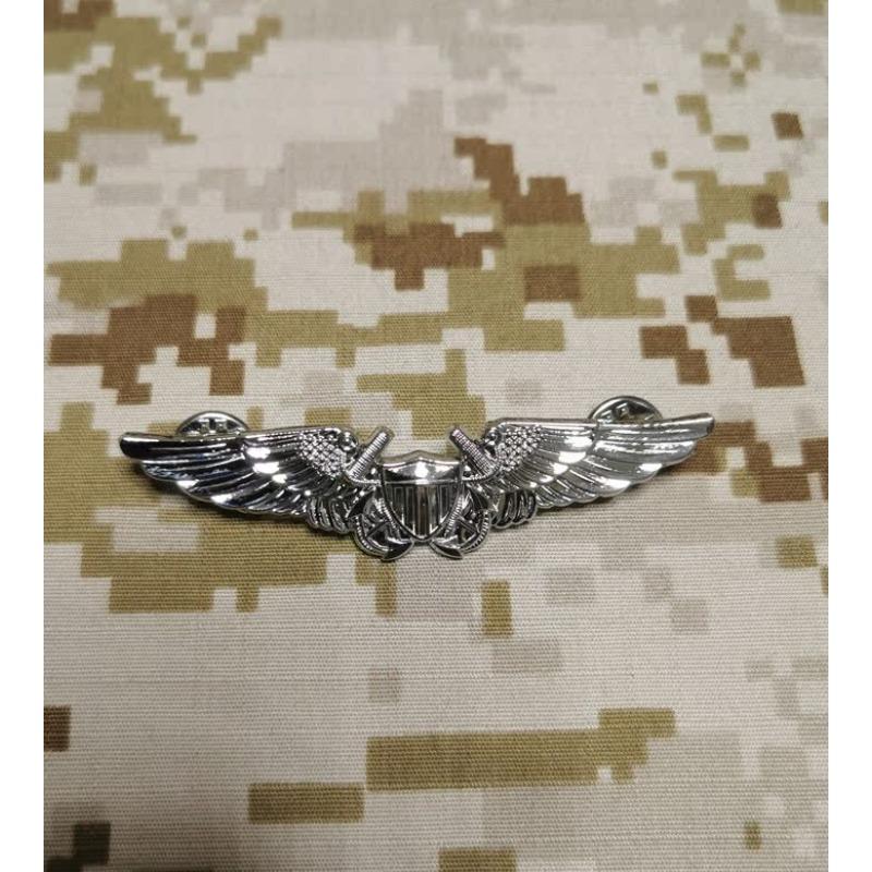 

Авиационный знак Корпуса морской пехоты США Знак Авиационного департамента КМП США серебряный