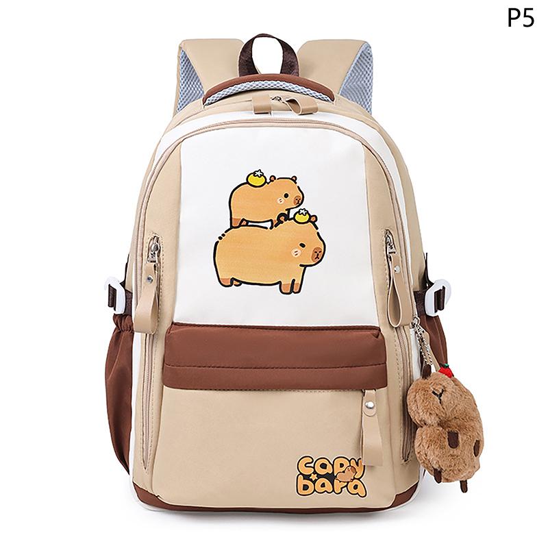 

Милый мультяшный забавный детский школьный рюкзак, контрастные цвета, простой, легкий, большой вместимости, рюкзак, студенческий школьный портфель