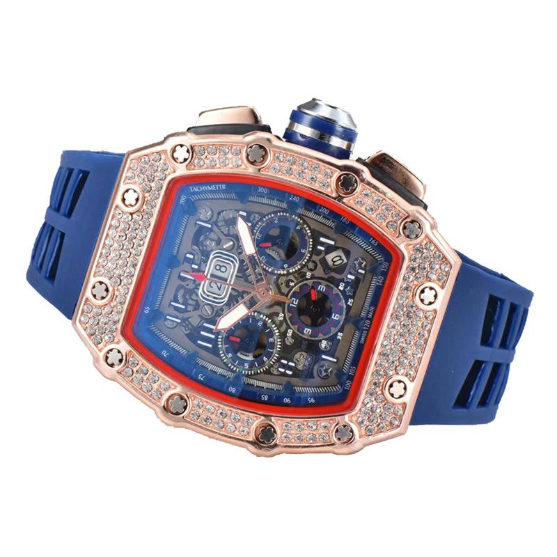 Barrel-Shaped Quartz Watch with Multifunctional Design and PU Strap
