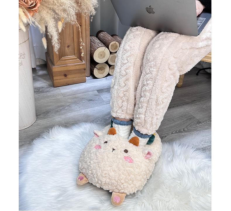 Vinteruppvärmd fotvärmardyna för flickor - Uppladdningsbar varmvattenflaska täcke