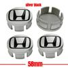 4pcs/set Car Styling Wheel Center Cap Hub Covers Badge Accessories For Honda Civic Fit Jazz Accord Pilot CRV Passport City XRV