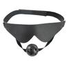 Adult Blindfold Sex Games Adjustable Eye Mask With Soft Mouth Gag For Men Women Couples 18+ Bondage Restraints Sexy Toy Games