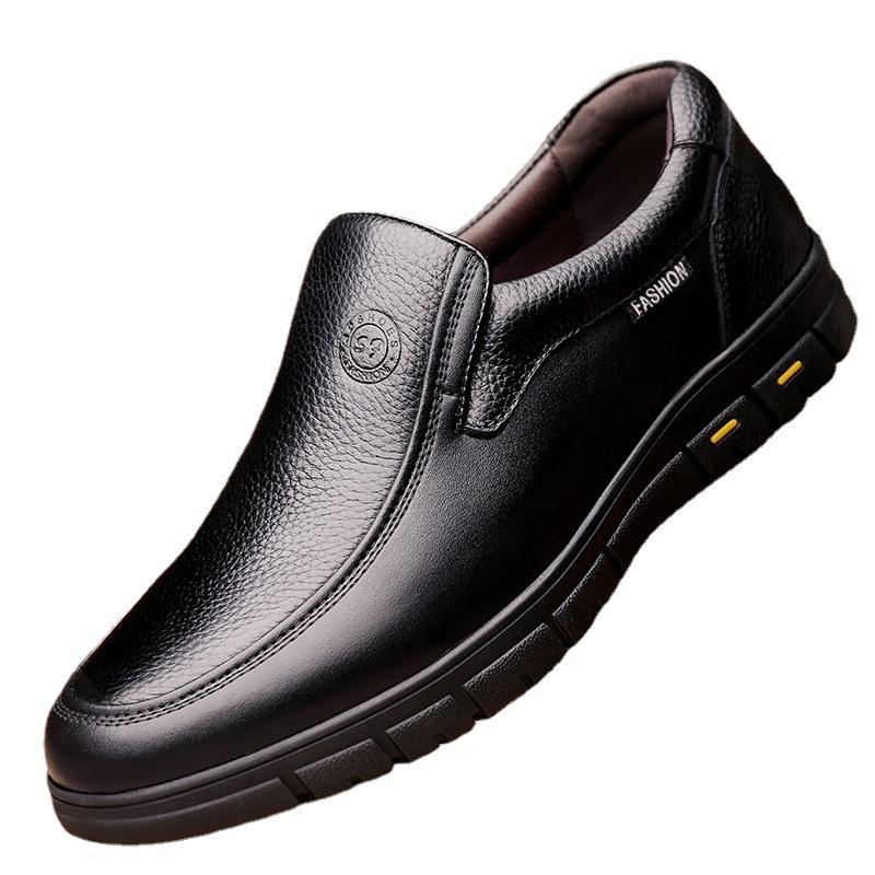 Mens Dress Shoes Fashion Pointed Toe Men's Business Casual Shoes Brown Black Leather Oxfords Shoes Zapatos De Hombre