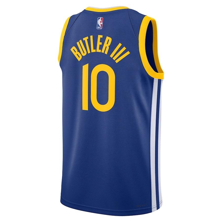 Nike Golden State Warriors NBA Butler 10 Blue Away Basketball Jersey Men Jersey DN2005-406