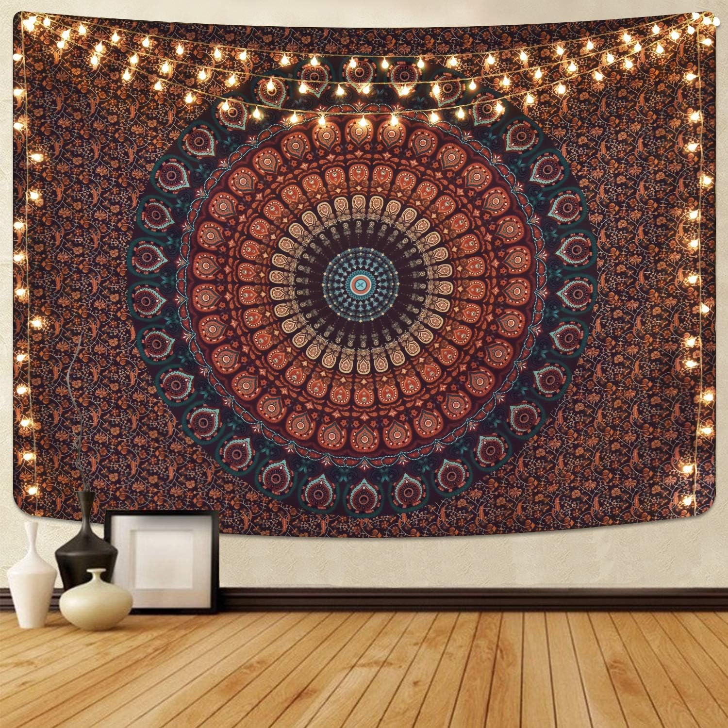 Lyacmy Bohemian Mandala Hippie Tapestry 75x100