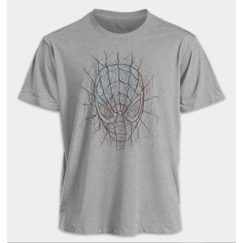 Men's and Women's T-shirts Spider-Man Summer American Spring and Autumn New Oversized Casual Niche Classic Short-sleeved