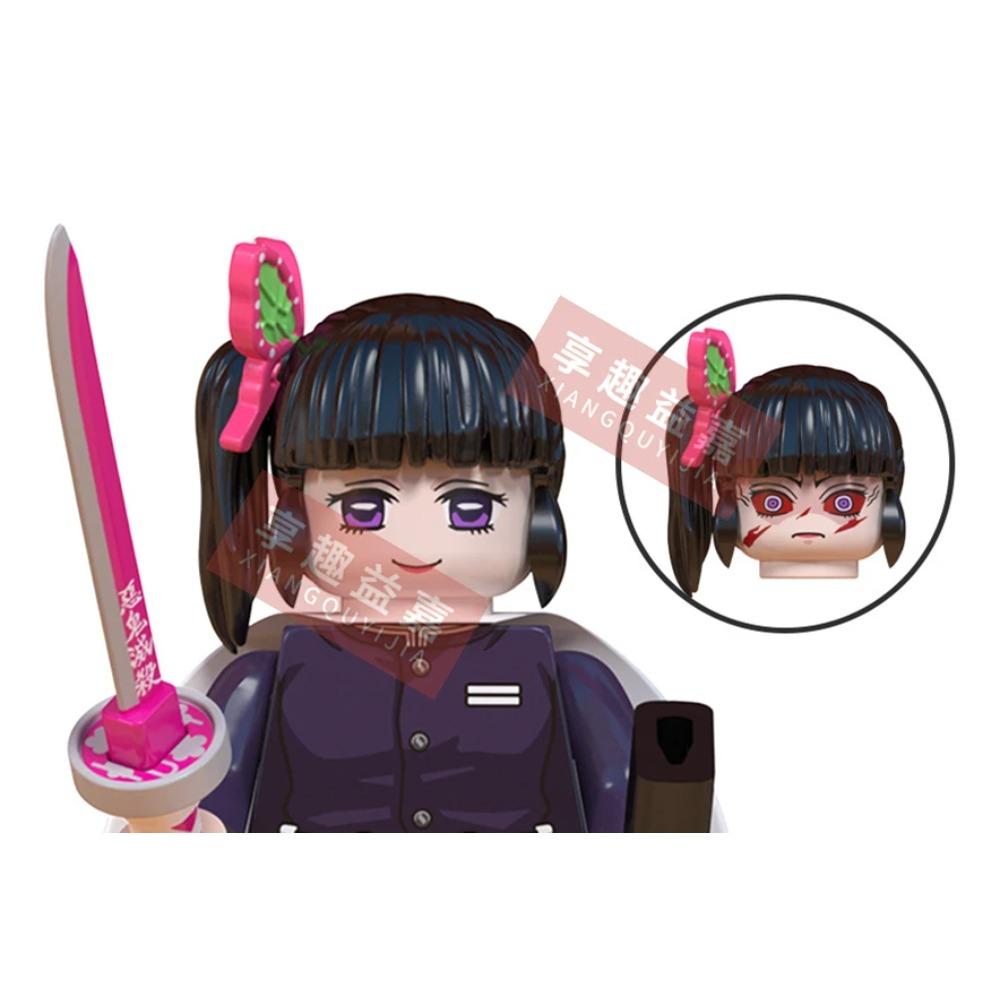 WM Blocks 6116 6137 6138 Demon Slayer Tanjirou Nezuko Inosuke Zenitsu Giyuu Rengoku Uzui Tengen Anime Bricks Building Blocks