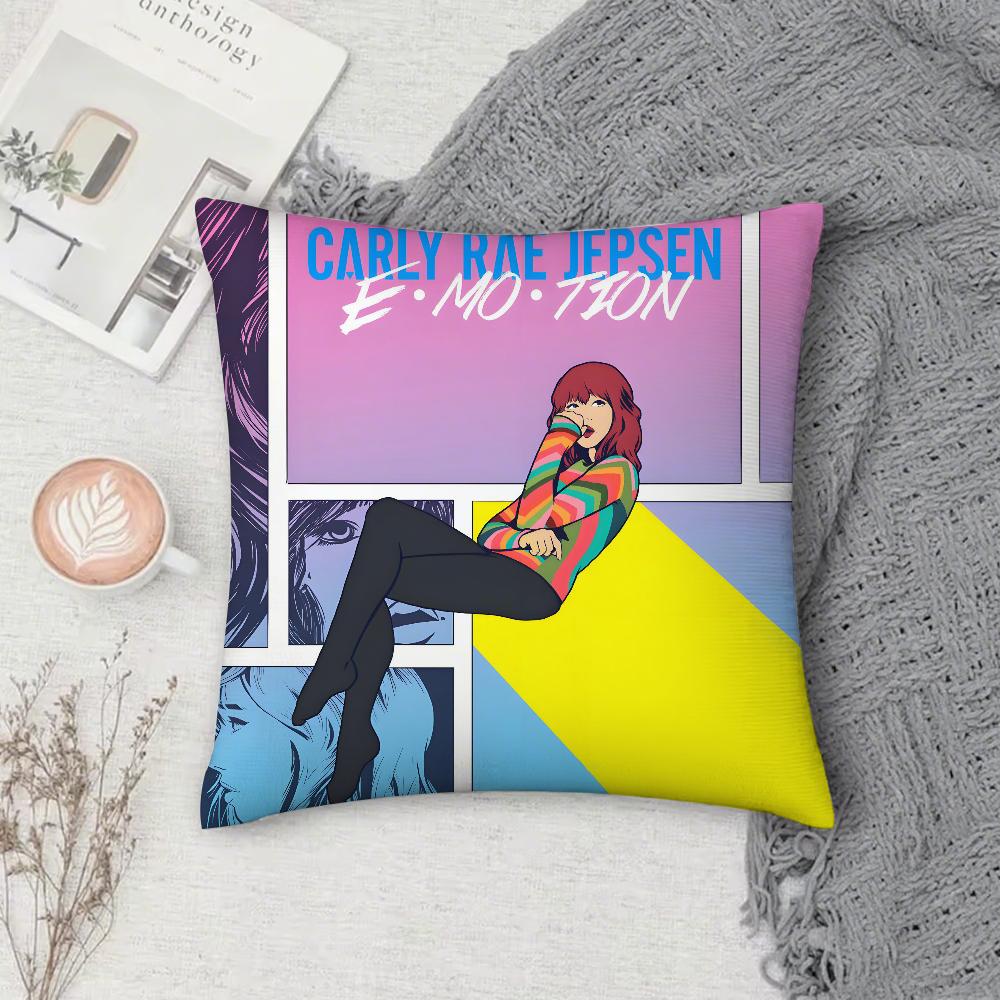 C-Carly Rae Jepsen singer Pillow Case Cover Square Sofa with for pattern comfortable cushionsuitable of room