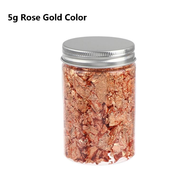 Crafting Gold Foil Flakes 2/5/10g for Nail Art Metallic Additions for Artistic Projects