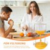 Jelly Strainer Stand with 3 Reble Strainer Bags, Stable Stainless Steel Sieve Stand Reble Food Jelly Filter Bags for Straining Juice Yogurt Cheese