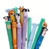 8pcs of erasable cartoon gel pens, for note-taking, marking gel pens, learning color annotation pens, school supplies