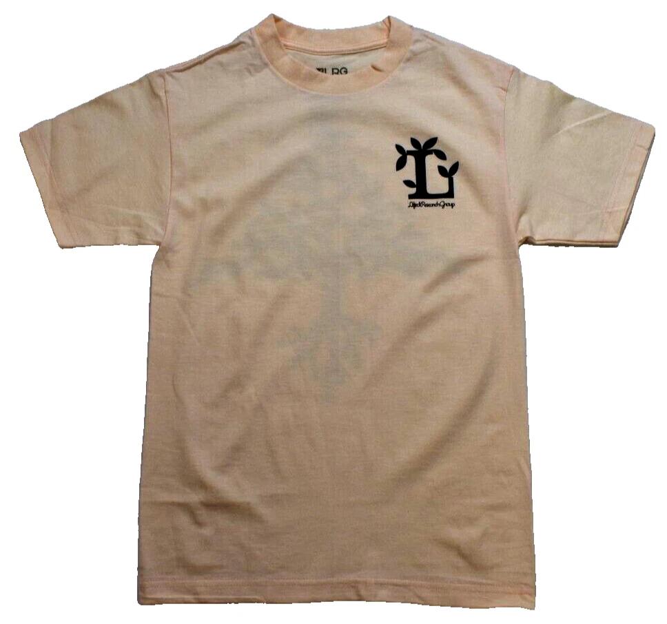 Lifted Research Group Mens LRG Leafy L Peach Shirt NWT Small M