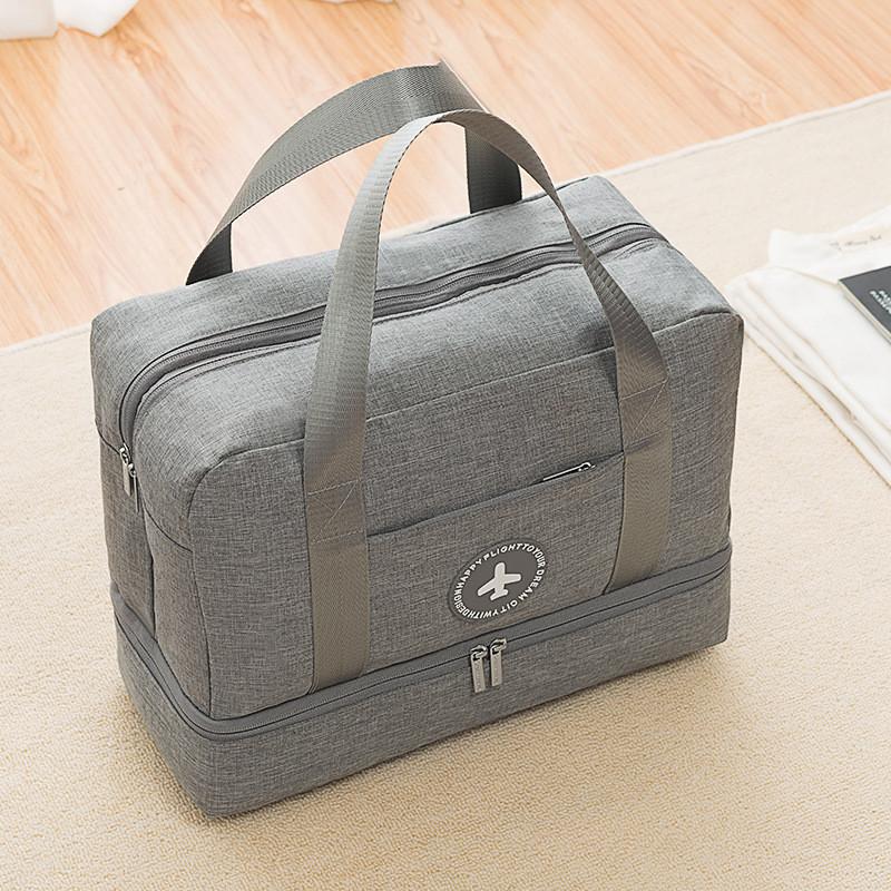 Multipurpose Travel Bag In Oxford Material For Shoes And Dirty Clothes Storage