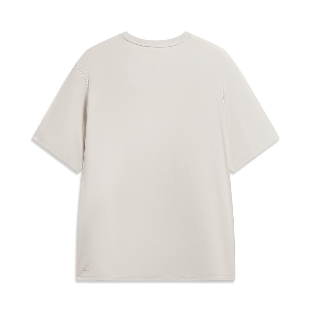 Li Ning Sports Lifestyle Series Round Neck Logo Short Sleeve Couple T-Shirt Unisex Tops AHSW395-9