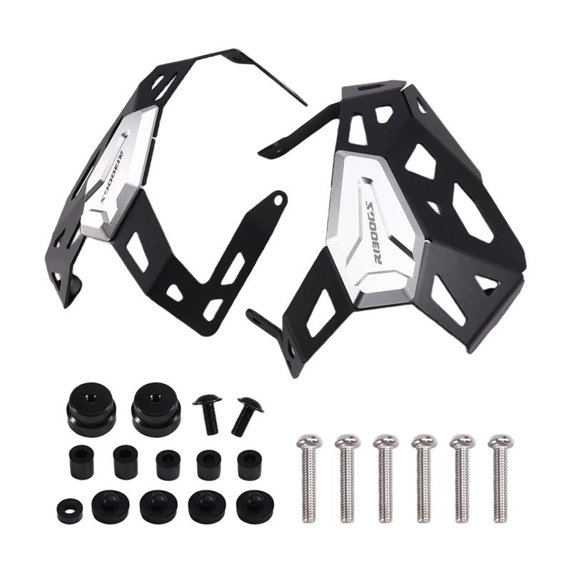 Powerful Motorcycle Cylinder Head Guards Cylinder Head Guards For BMW R1300GS Engine Protection For BMW R1300GS Black+Silver