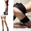 Women's Lace Top Tights Thigh High Stockings Tie Back Over Knee Highs Socks Fishnet Stockings Hosiery