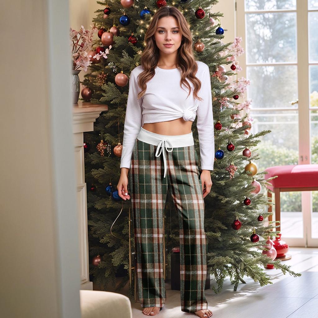 Damskie zimowe spodnie w jednolitym kolorze, długie, długie, sportowe spodnie