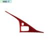Red Carbon Fiber For Infiniti Q50 Q60 2014-19 Gear Shift Drive Panel Cover Trim