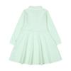 [hedges Kids] Organic Long Sleeve Pique Dress Green  Hus02na53m Gn 