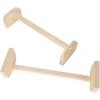 15.7 X 4.7 X 3.1in Square Pole Safe Wooden Hens Roosting Stand, Large Bird Stand, for Pet Chicken Large Bird