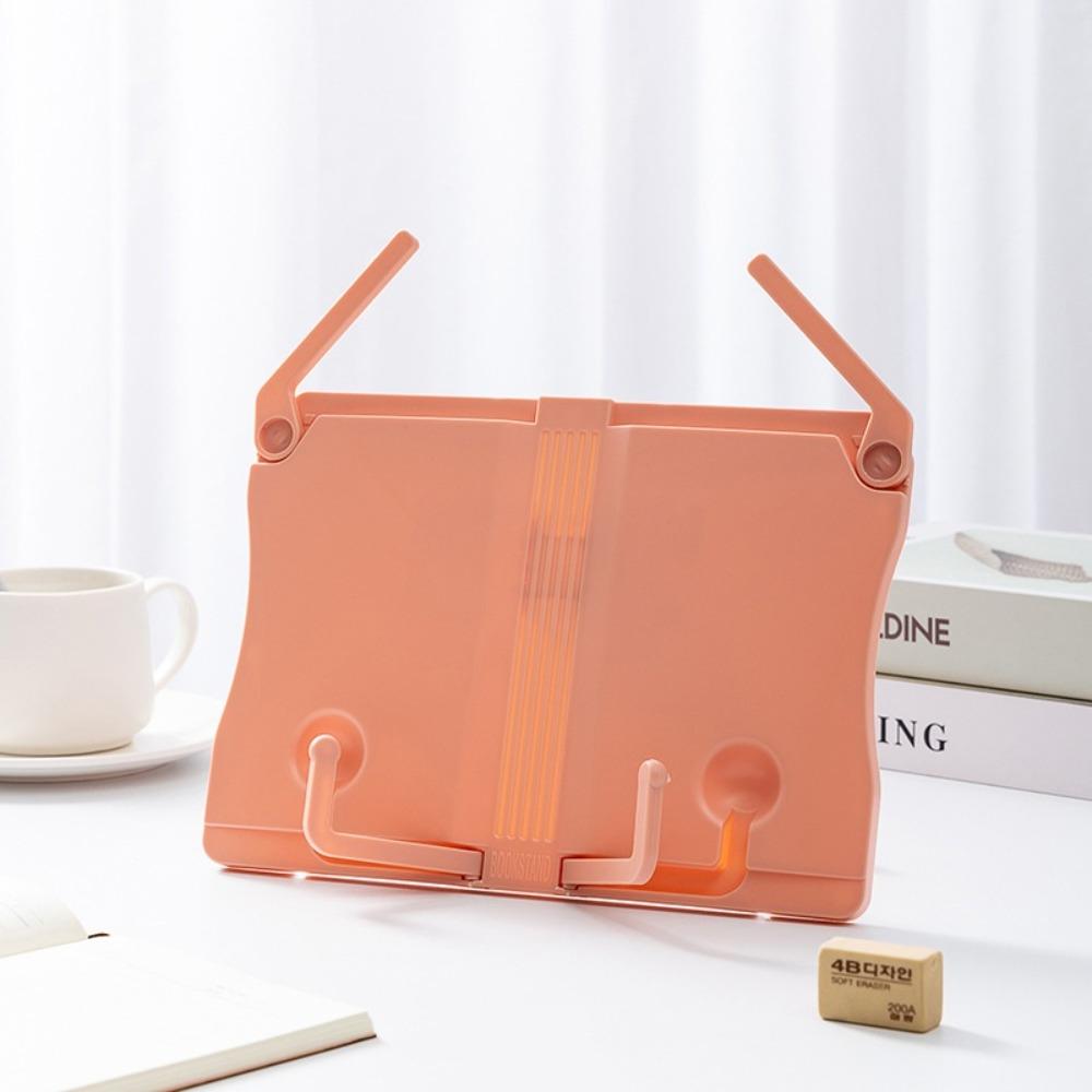 Fold Reading Rack Music Score Book Shelf Multi-Function Book Stand  Organizer