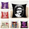 Brand SSave the Queen Cushion Cover Linen Pillowcase Soft  for Sofa Bed Home Room Decor