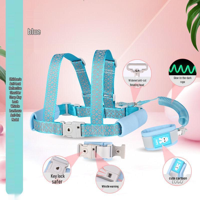 Luminous Child Anti-Lost Bracelet with Traction Strap