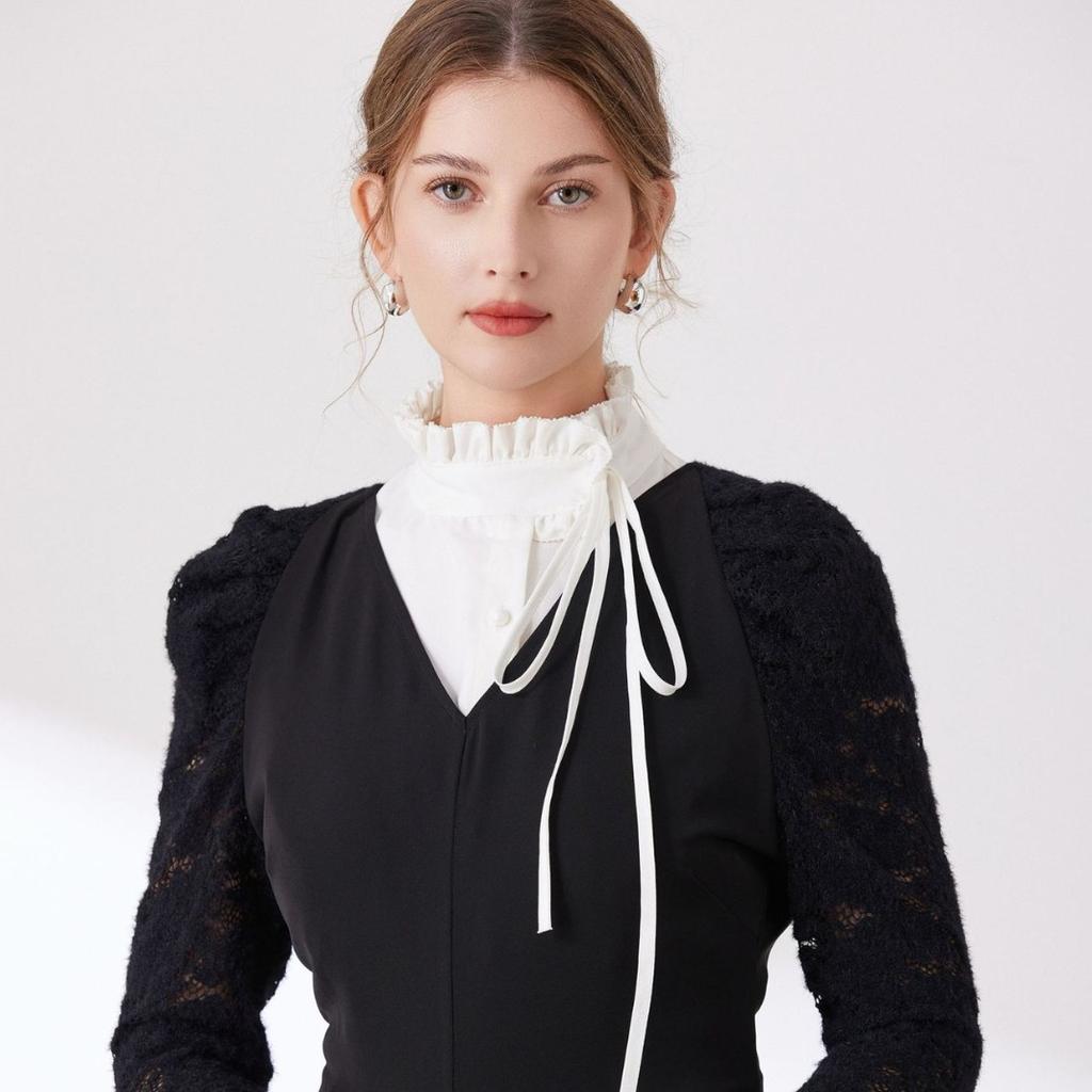 Autumn Sweater Fake Collar for Womens Fake Shirt Collar Casual Removable Detachable Collar Half Shirt Tops Accessories