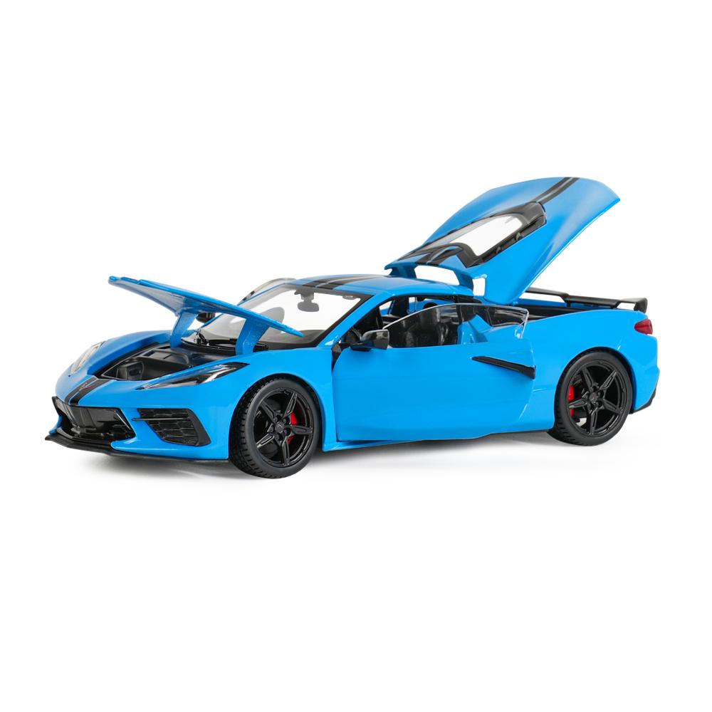 Maisto 1:24 2020 Corvette Stingray Coupe Static Die Cast Vehicles Collectible Model Car Toys