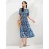 Anna Coco Ethnic Print Pleated Waist Dress