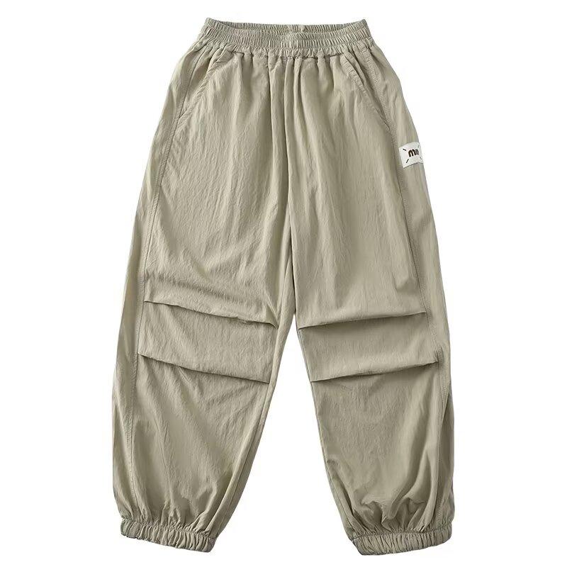 Boys' Pants Spring and Autumn Style Children's Cargo Pants 2025 New Autumn Casual Pants Boys' Autumn Long Pants Thin Style