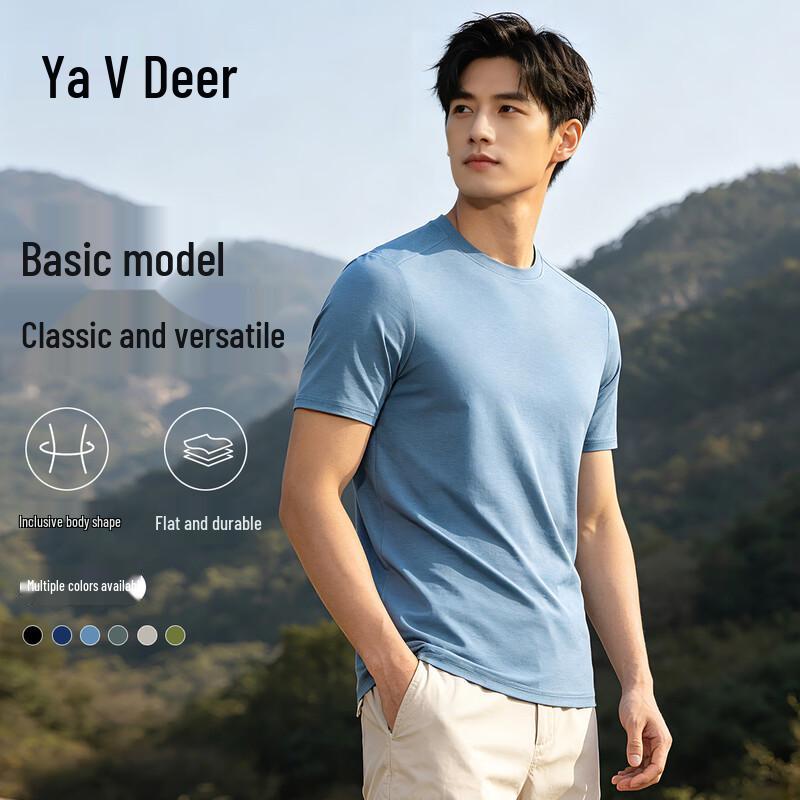 Yalu Men s Sports Casual Short Sleeve T-Shirt 3XL
