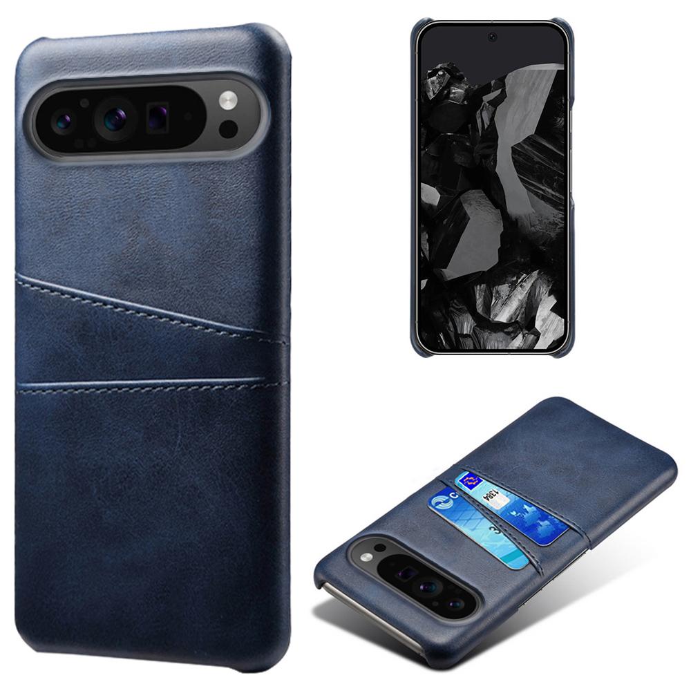 For Google Pixel 9 Pro XL Shockproof Case Hard PC Card Holder Back Phone Cover