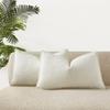 Circle Yarn Topstitch 600g Pillowcase High-end Thickened Imitation Lamb Wool Teddy Linen Curly Solid Color Internet Celebrity