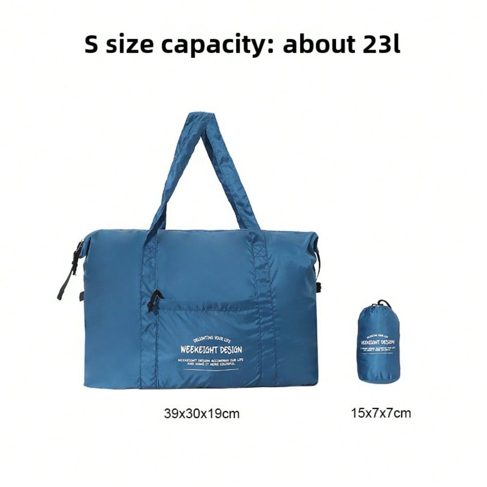 Sac de voyage pliable Sac à main grande capacité pour femmes Sac de cabine pour hommes Sac d'avion Sac pour vols courts Sac de rangement pour livraison Sac de déménagement 1pc