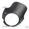 Motorcycle 8" Headlight Protector Fairing Windshield Kit screen Racer for 1200 883 FLHT Bobber