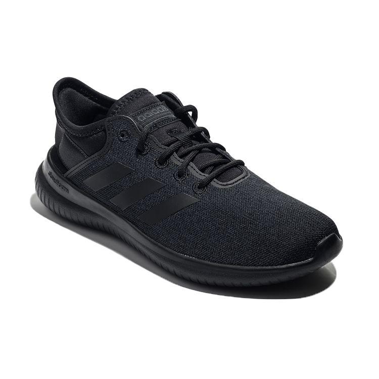 Adidas Neo Cf Qtflex Comfortable Mesh Fabric Non-Slip Low-Top Marathon Running Shoes Women Sneaker Black B43757