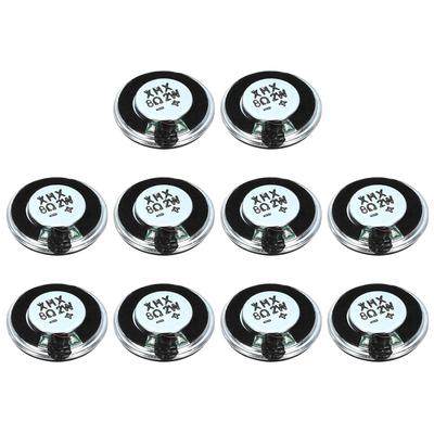 Uxcell 10pcs 2W 8 Ohm Small Speakers with Metal Shell Round Internal Micro Magnet Speakers for and Advertising Devices DVD, EVD, Multimedia, Mobile,