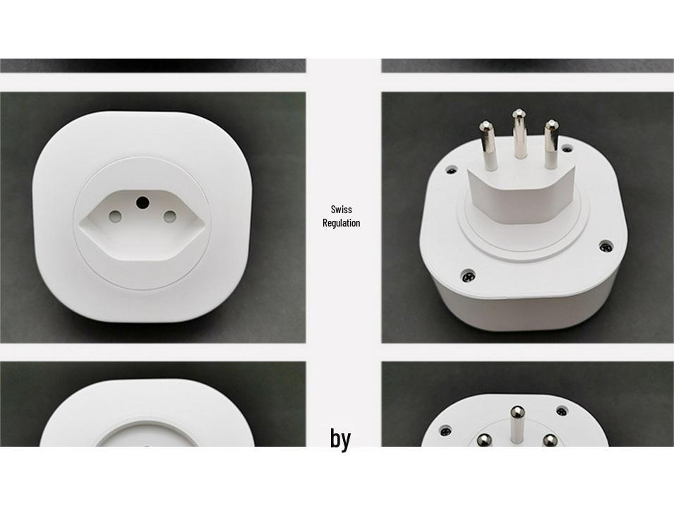 Smart WiFi Socket: Brazil, Italy, Switzerland, Australia, Israel, India Standards Compatible