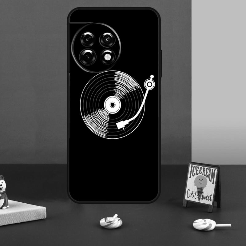 Vinyl Record Retro For OnePlus 13R 12R 10R 13T 10T 8T 11 12 13 15 Case For OnePlus Nord 5 CE 2 3 4 Lite N20 N30