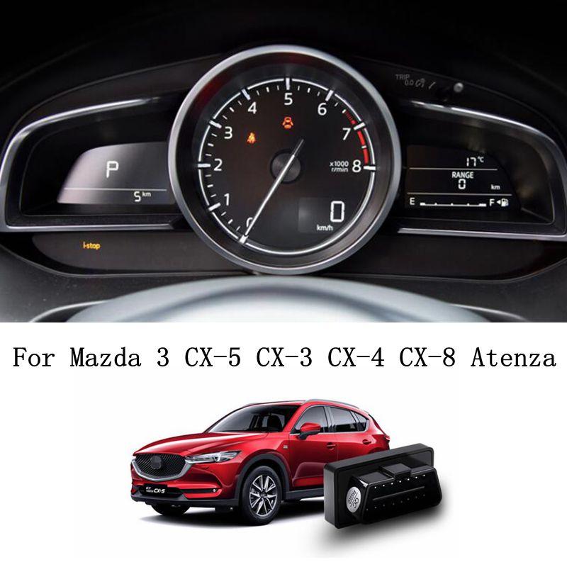 Start Stop Push Button Istop Off Switch Auto OBD Engine Canceller Eliminator System for Mazda 3 CX3 CX5 2012-2020 Atenza Axela Switches4