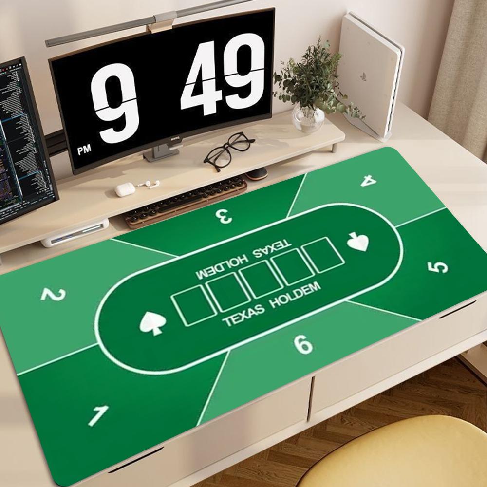 Texas Poker Mat Thick Rubber Tablecloth Nonslip Game Layout Mat Tabletop Holdem Mats For Home Entertainment Board Game HYBXXC
