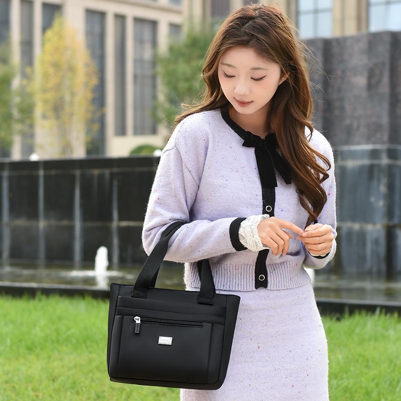 Borsa a Mano da Donna in Nylon Impermeabile a Spalla