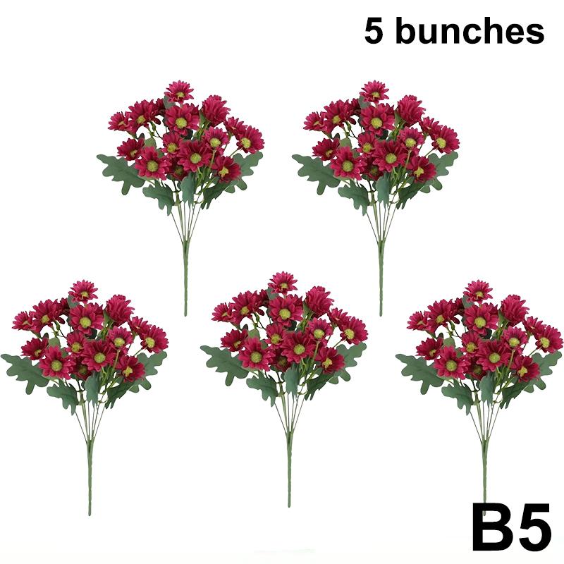 Künstliche Sonnenuntergangs-Chrysanthemen Blumen Realistische Außen-/Innen-Blumenarrangements Wasserdicht Winddicht Künstliche Blumen Heimparty Dekor